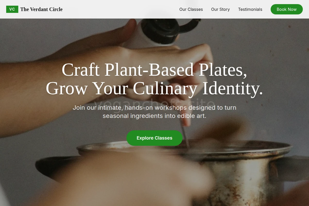 Harvest Cooking Class