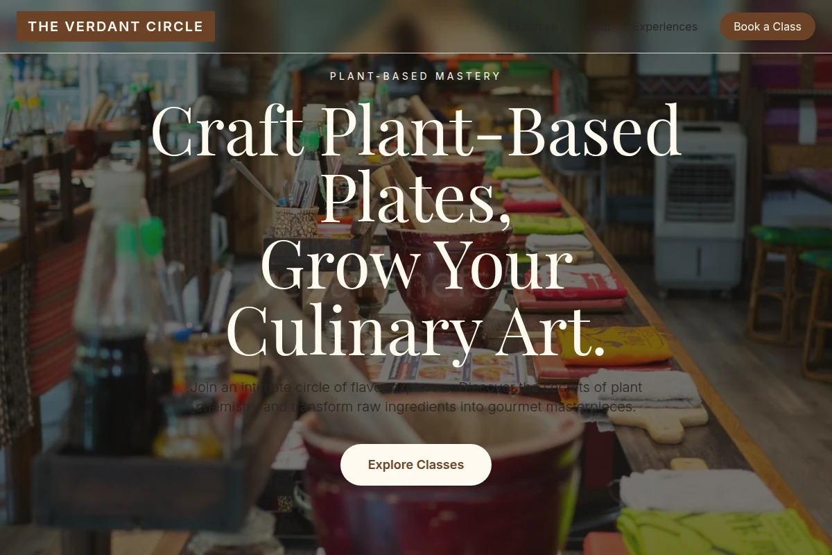 Macerate Cooking Class