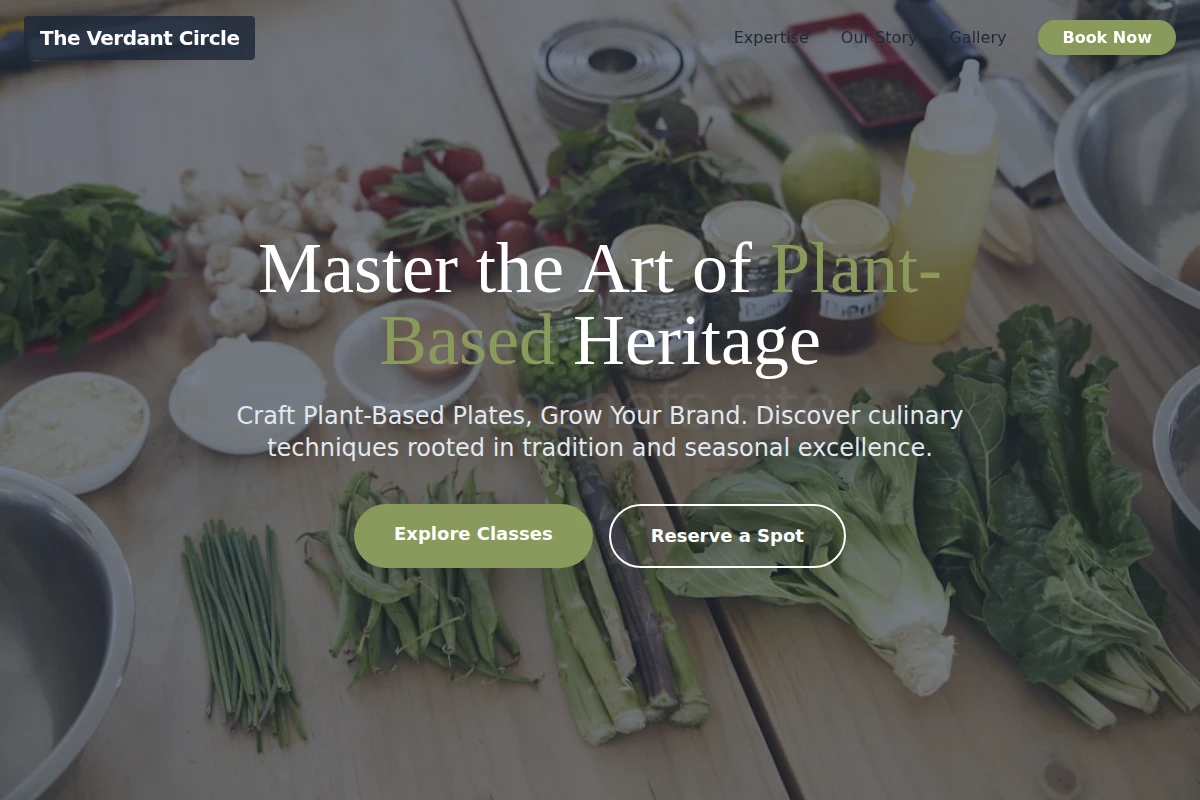 Heirloom Cooking Class