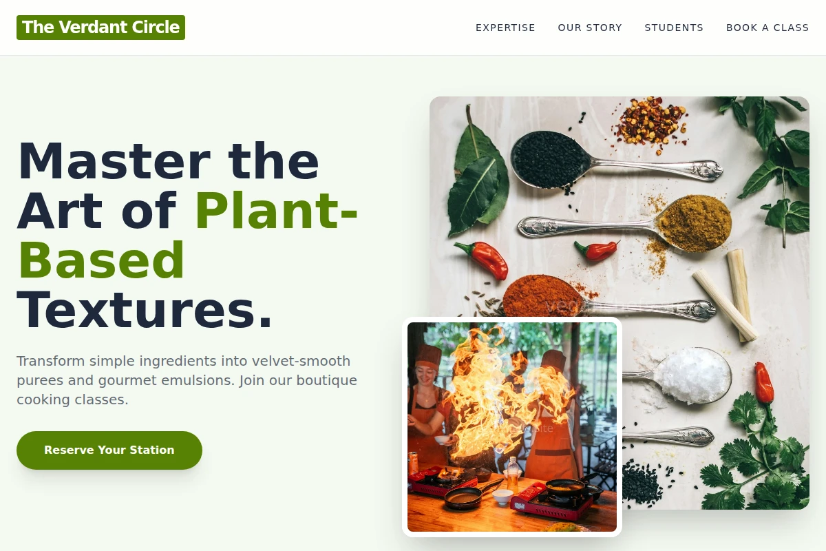 Puree Cooking Class