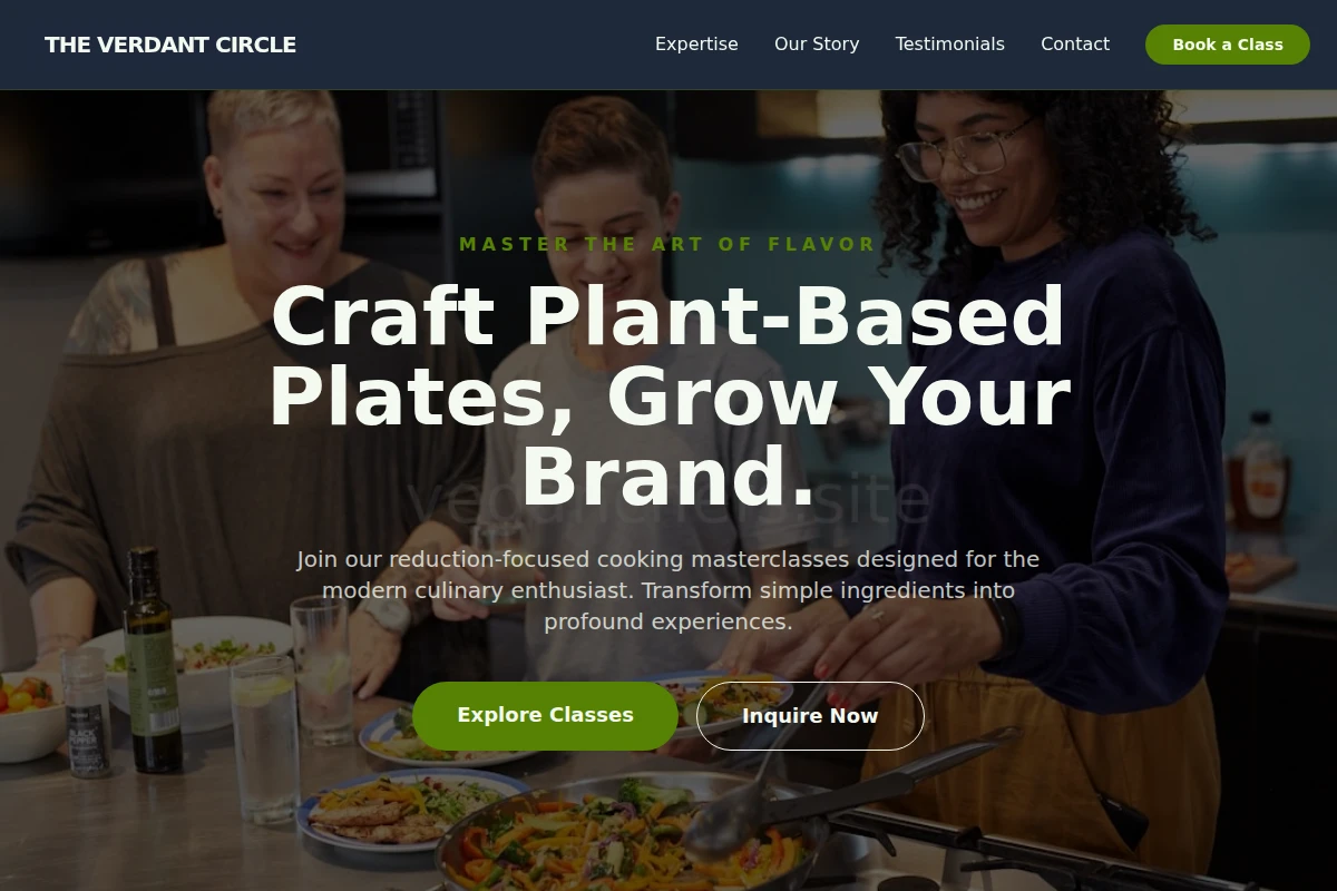 Reduction Cooking Class