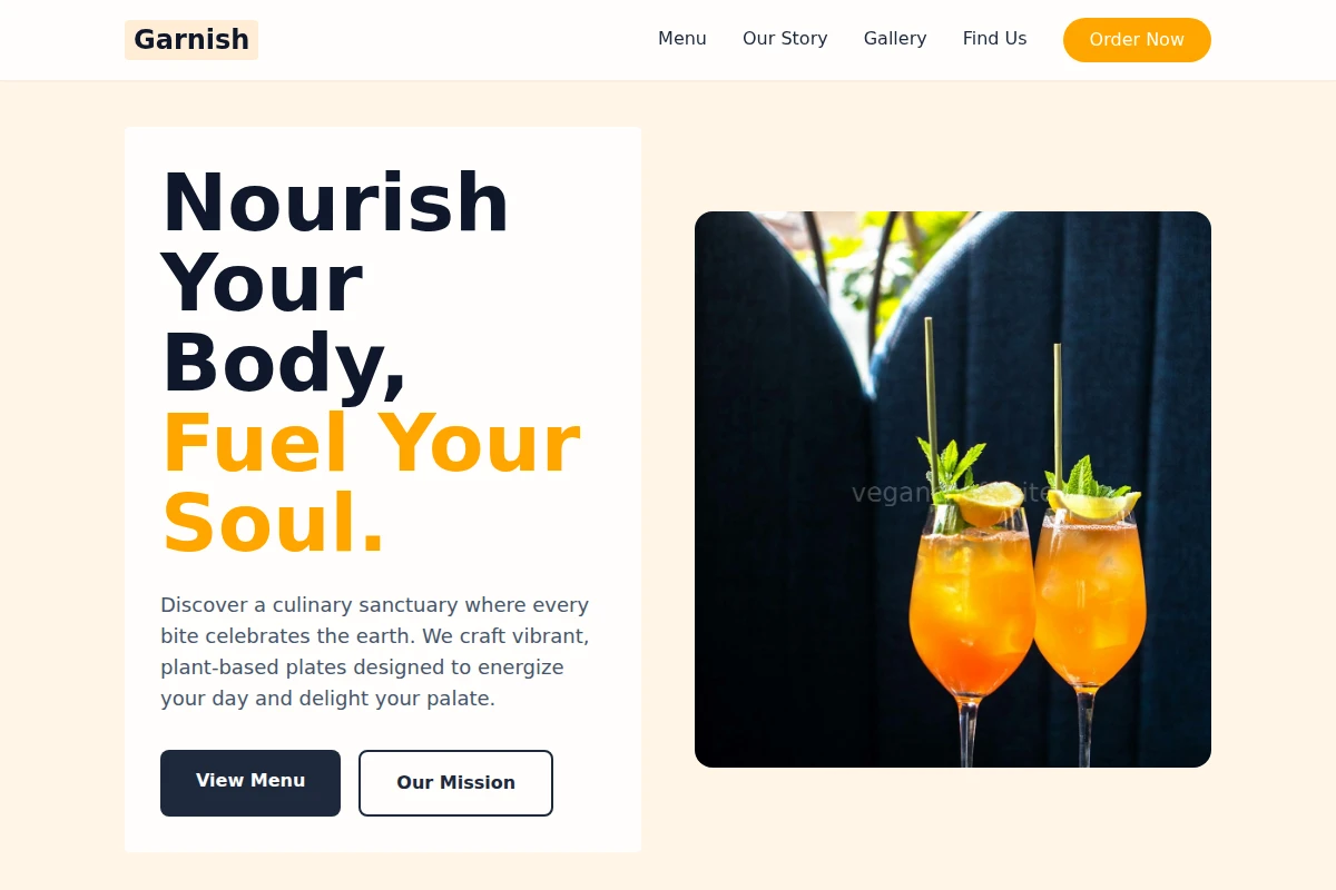 Garnish Health Food Cafe
