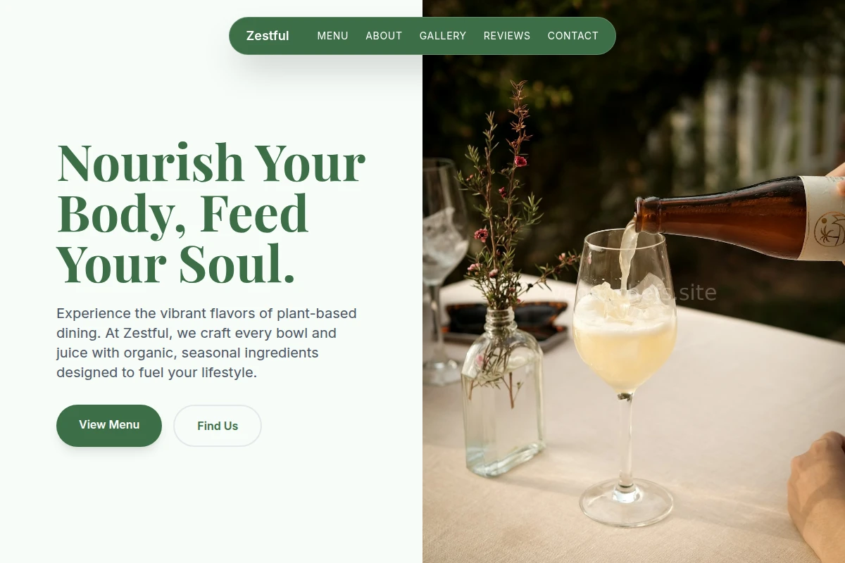 Zestful Health Food Cafe