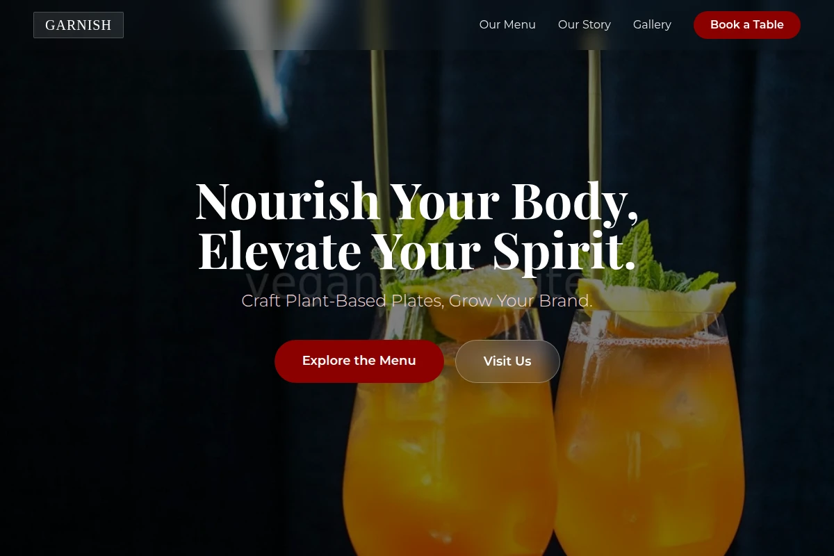 Garnish Health Food Cafe