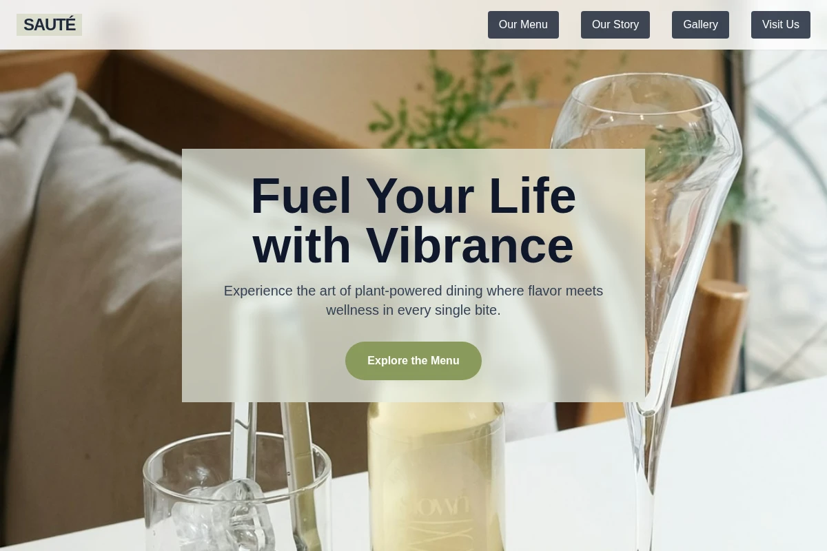 Sauté Health Food Cafe