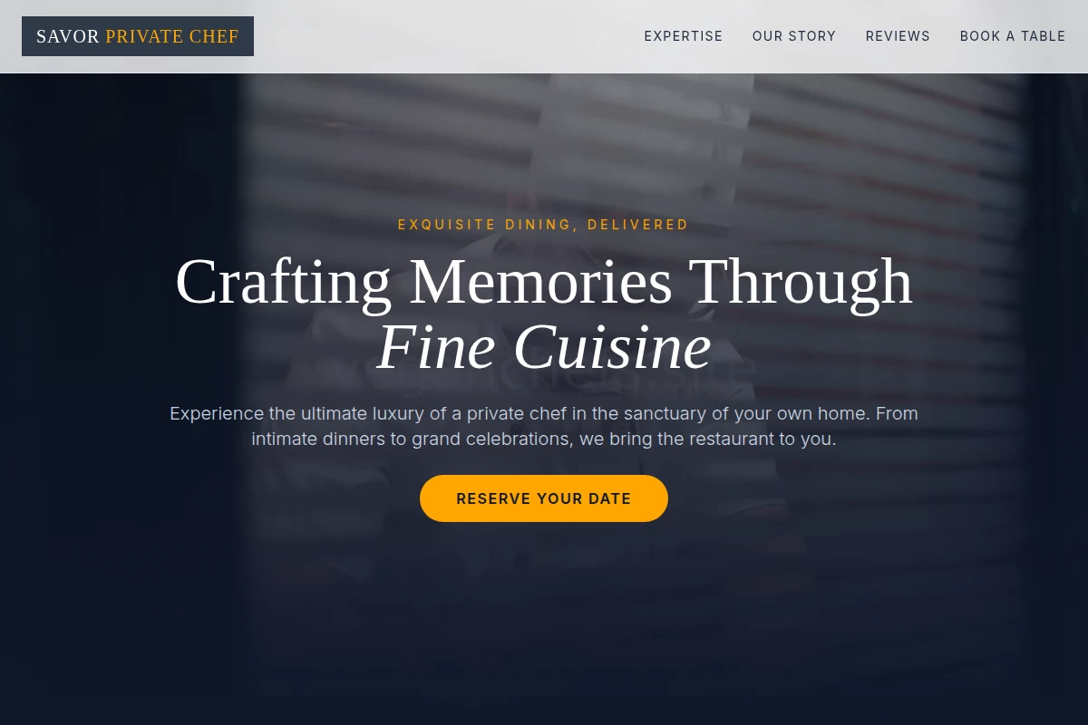 Savor Private Chef