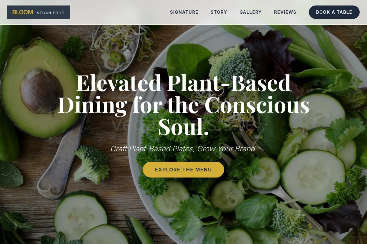 Bloom Vegan Food