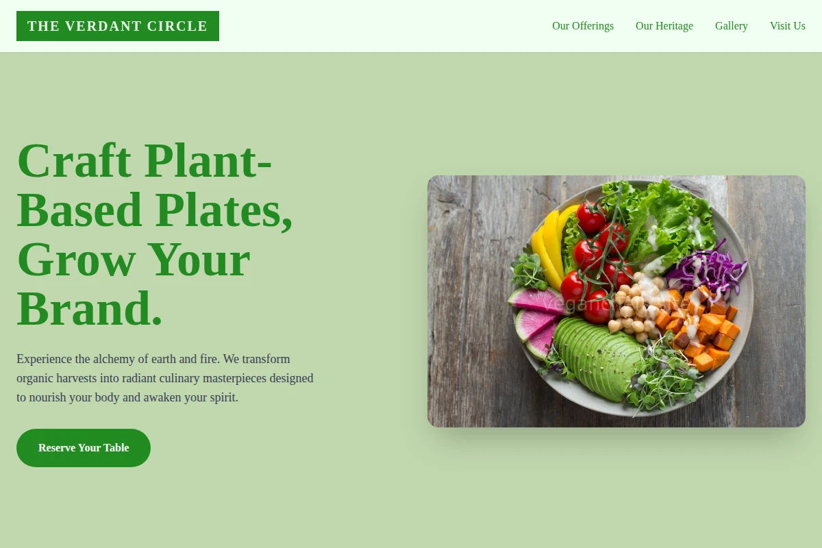 Radiant Vegan Food