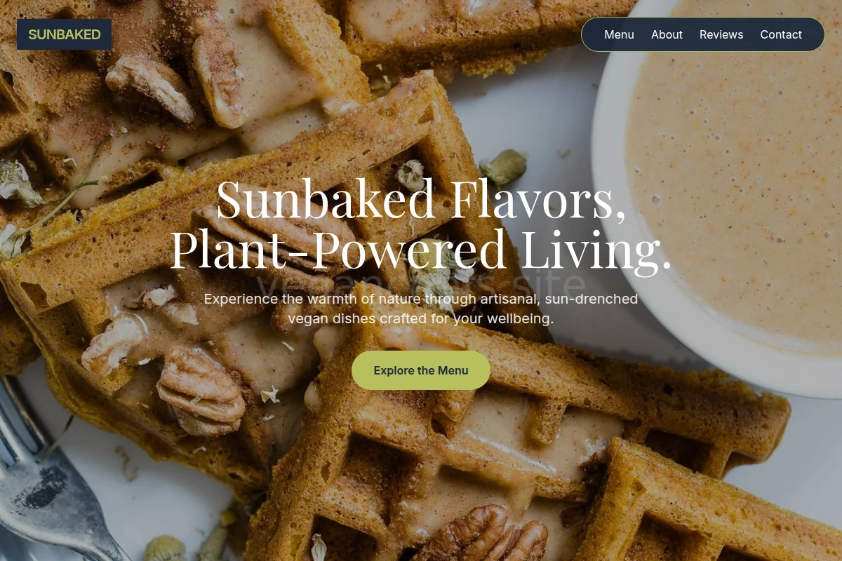 Sunbaked Vegan Food