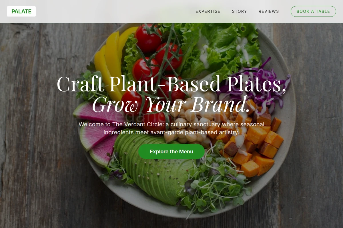 Palate Vegan Food